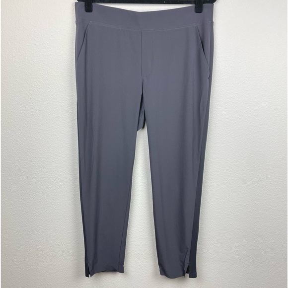 ATHLETA Women's 12 Brooklyn Ankle Pants Green Athleisure Activewear Casual Gym - Picture 2 of 13